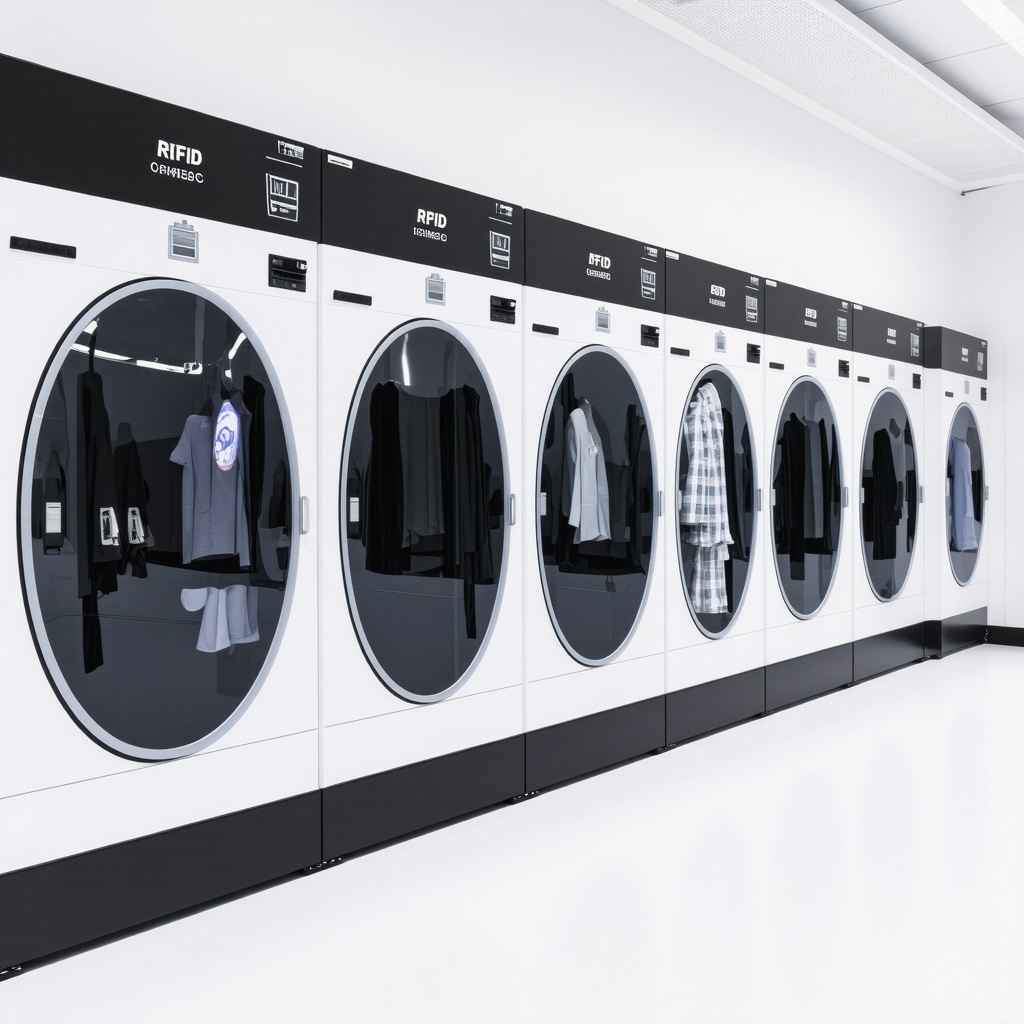 High-tech dry cleaning facility with AI logistics and eco-friendly solvent systems in Tampa