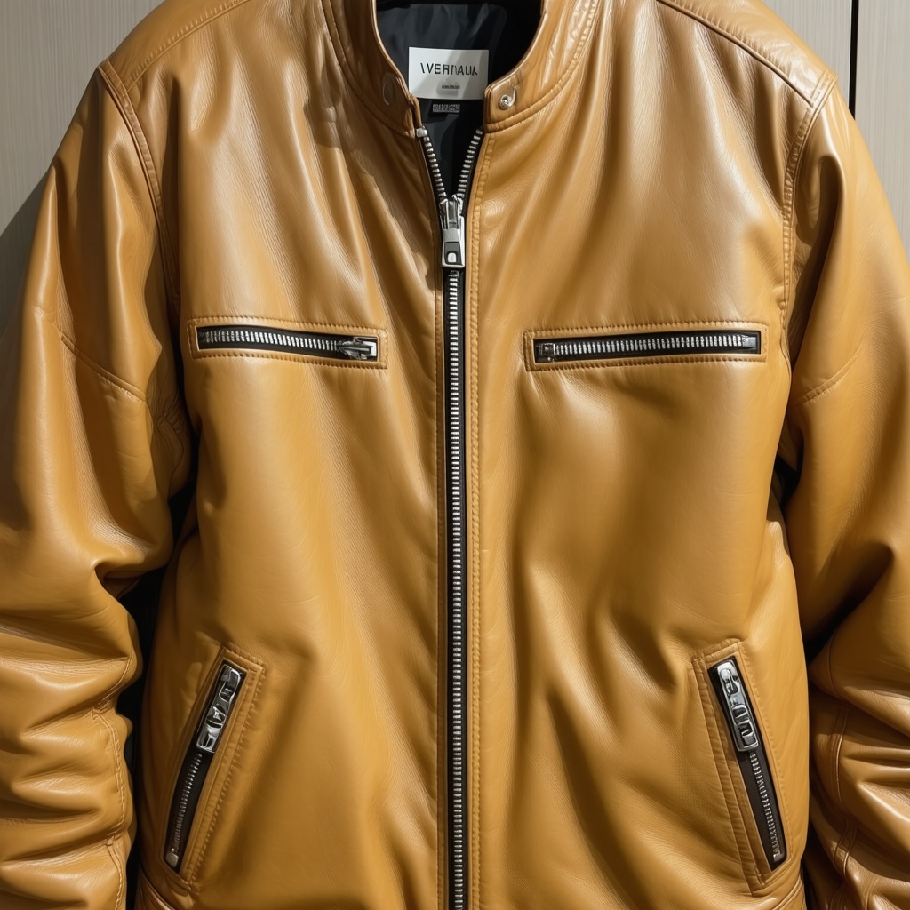 Professional ultrasonic cleaning of a leather jacket in a specialized facility