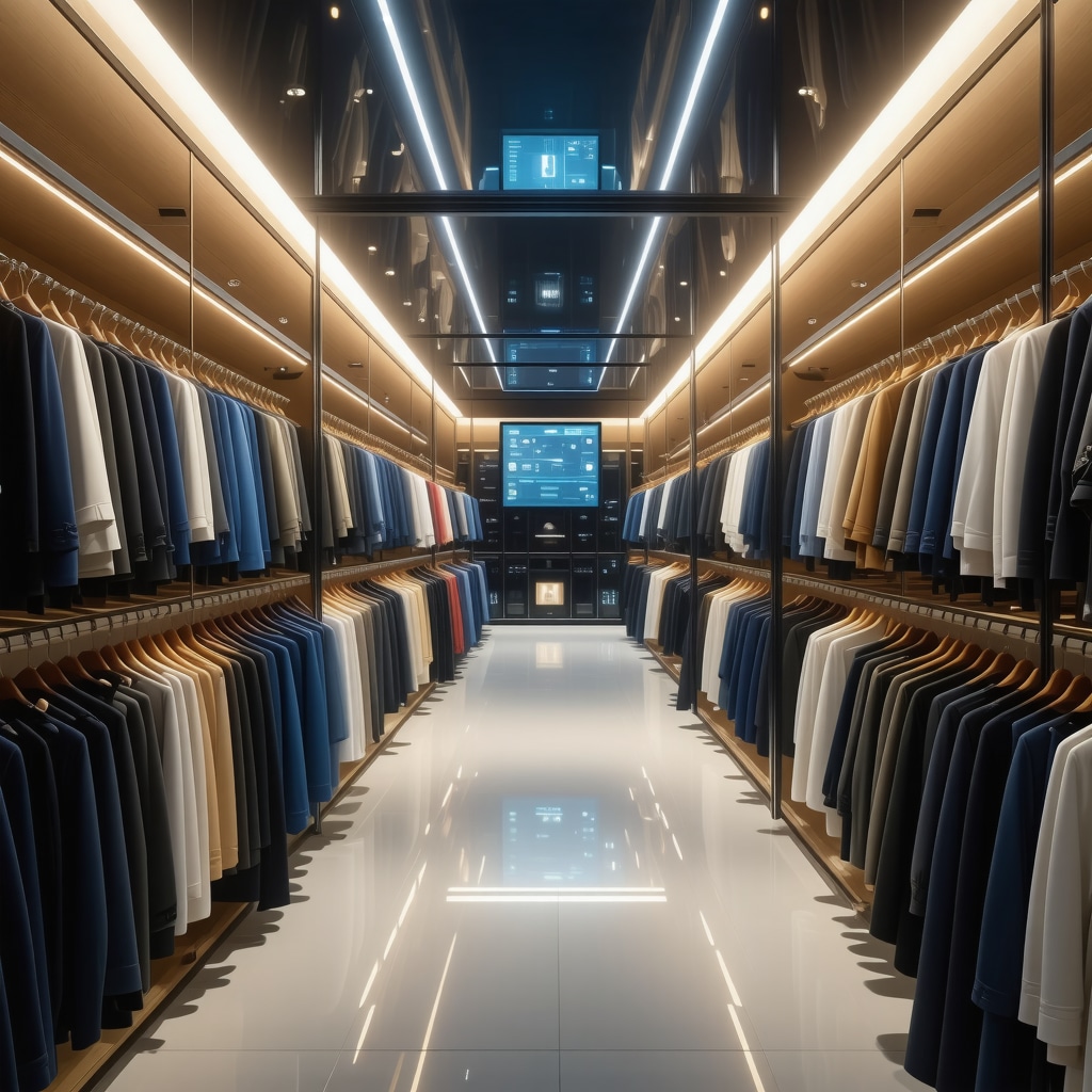 Climate-controlled storage vault with digital monitoring and luxury garments for fabric preservation in Tampa
