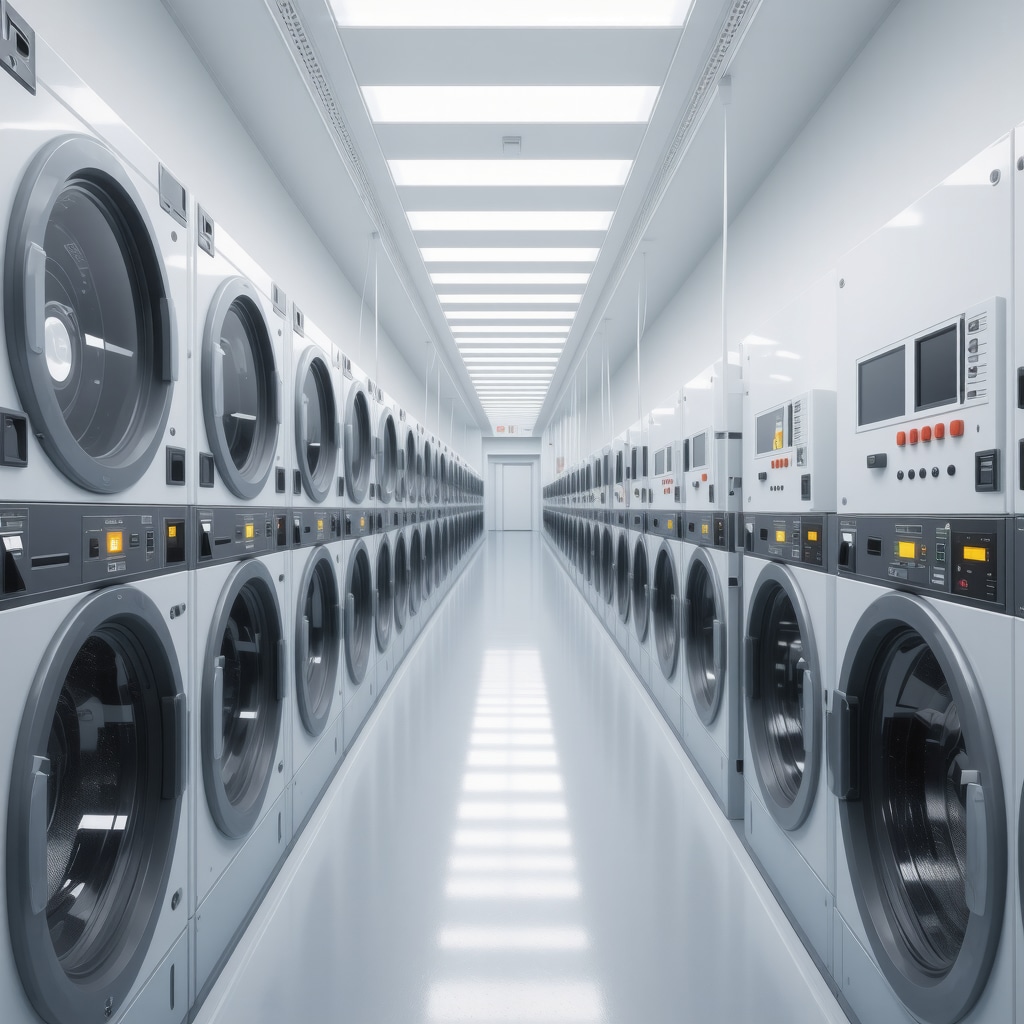 Modern dry cleaning machines using eco-friendly solvents and automation in South Tampa
