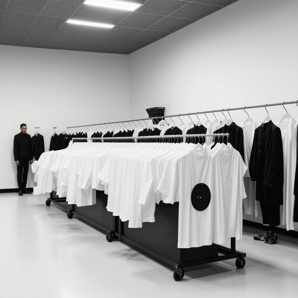 Modern dry cleaning facility with eco-friendly machines and expert fabric handling
