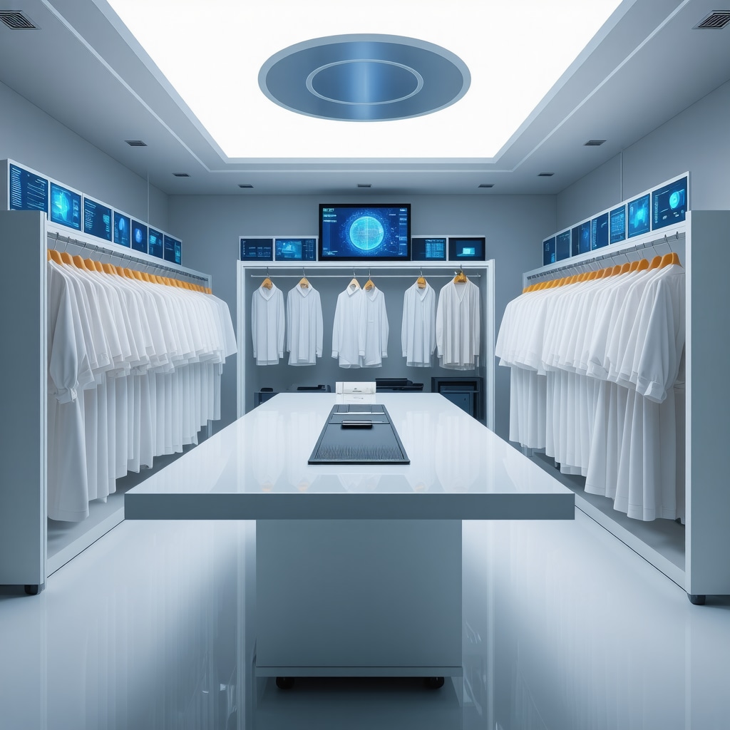 Dry cleaning lab with nanotech treatments and AI fabric diagnostics in Tampa