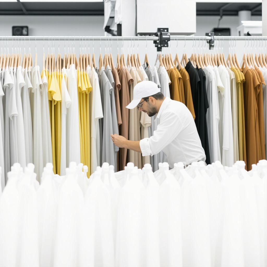 Technician operating advanced dry cleaning machines with delicate silk and wool garments in Tampa