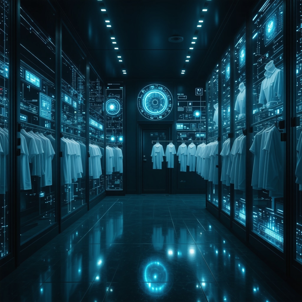 Late-night dry cleaning with environmental monitoring, blockchain, and AR customer interaction