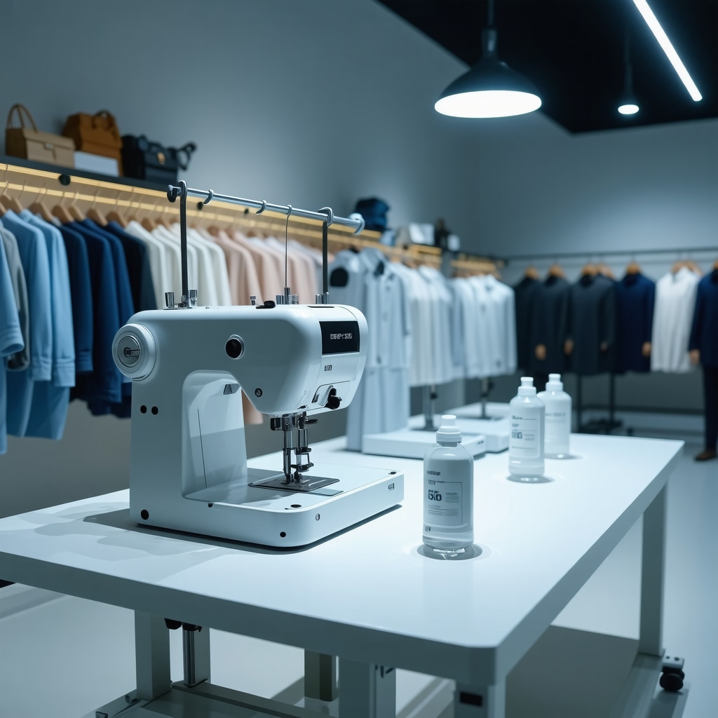 Advanced tailoring equipment and eco-friendly dry cleaning solvents for suit care