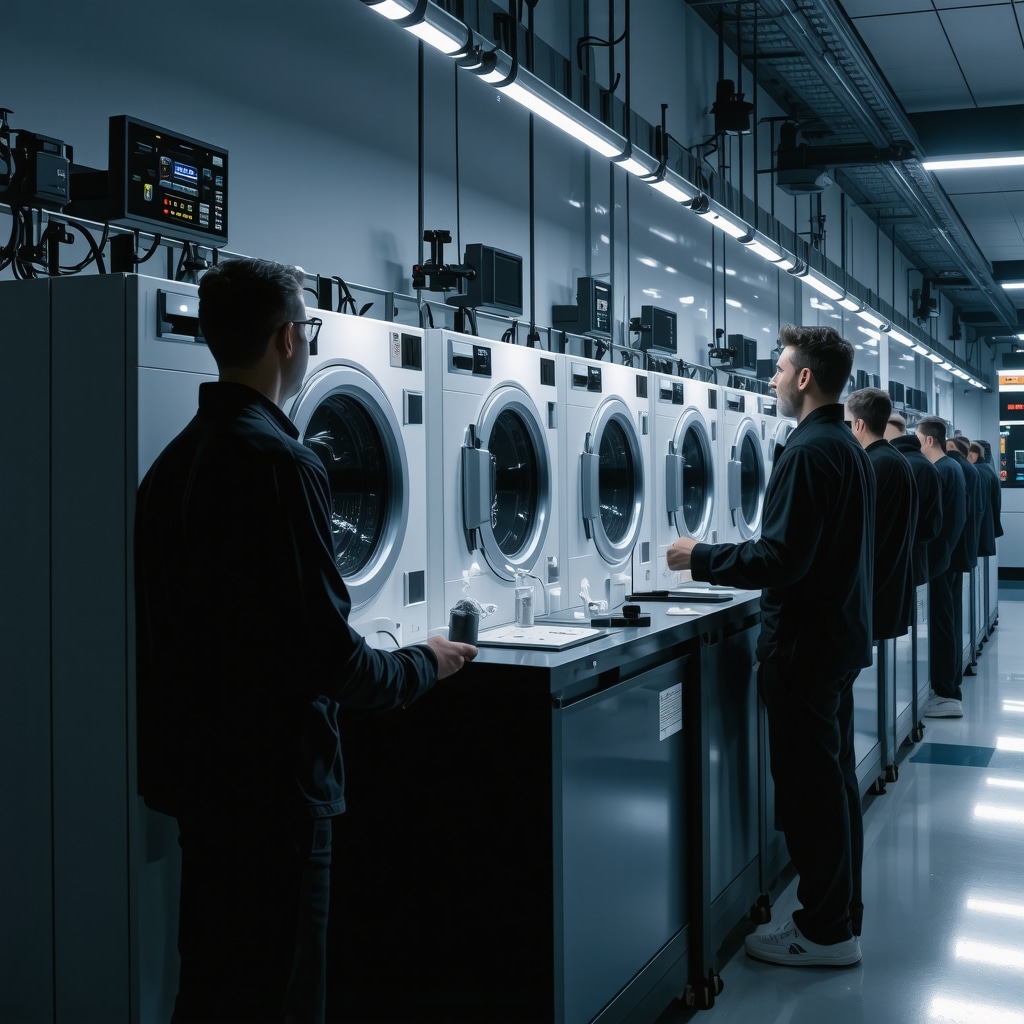 Late night dry cleaning with advanced technology and eco-friendly machines