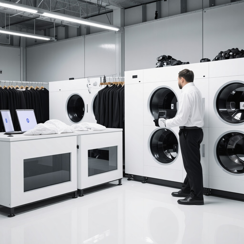 Advanced dry cleaning technology with eco-friendly solvents and smart logistics in Trinity