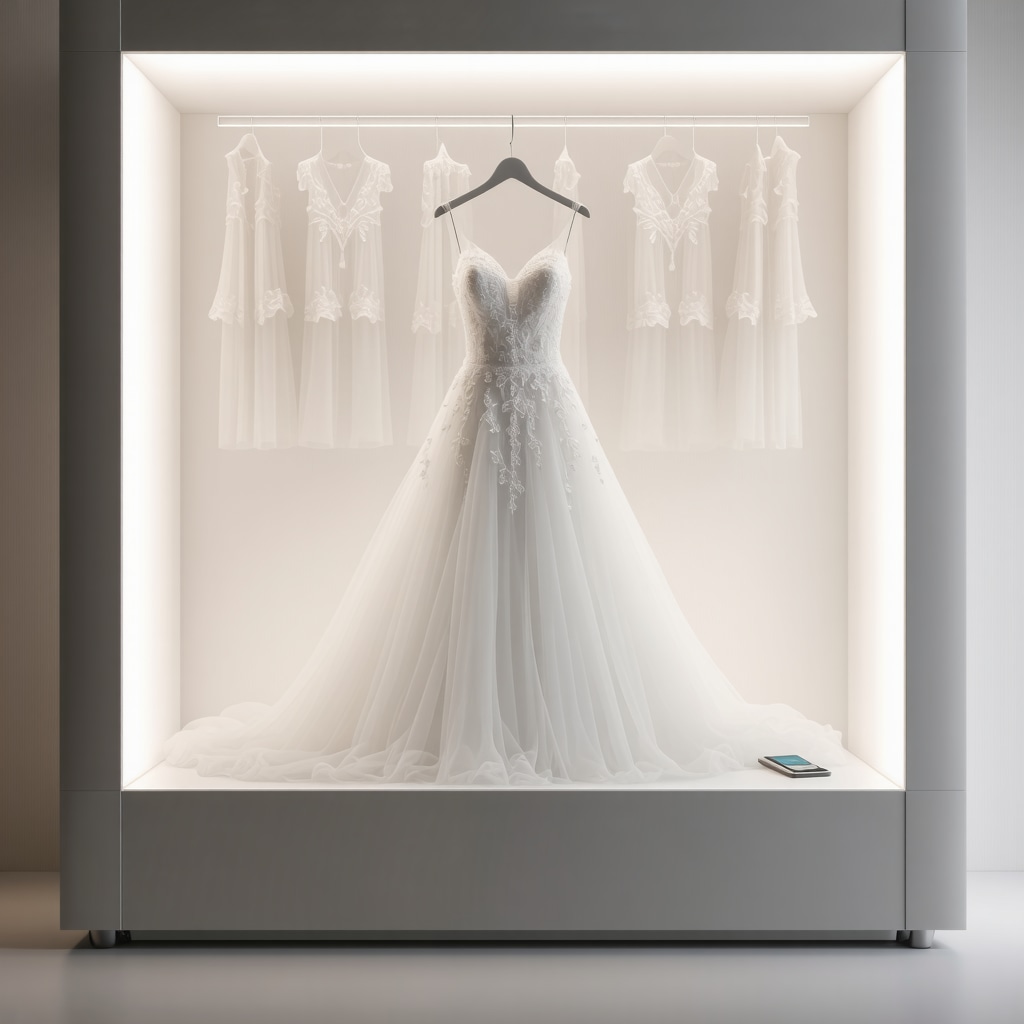 Microclimate sensor device inside bridal gown preservation box monitoring humidity and temperature