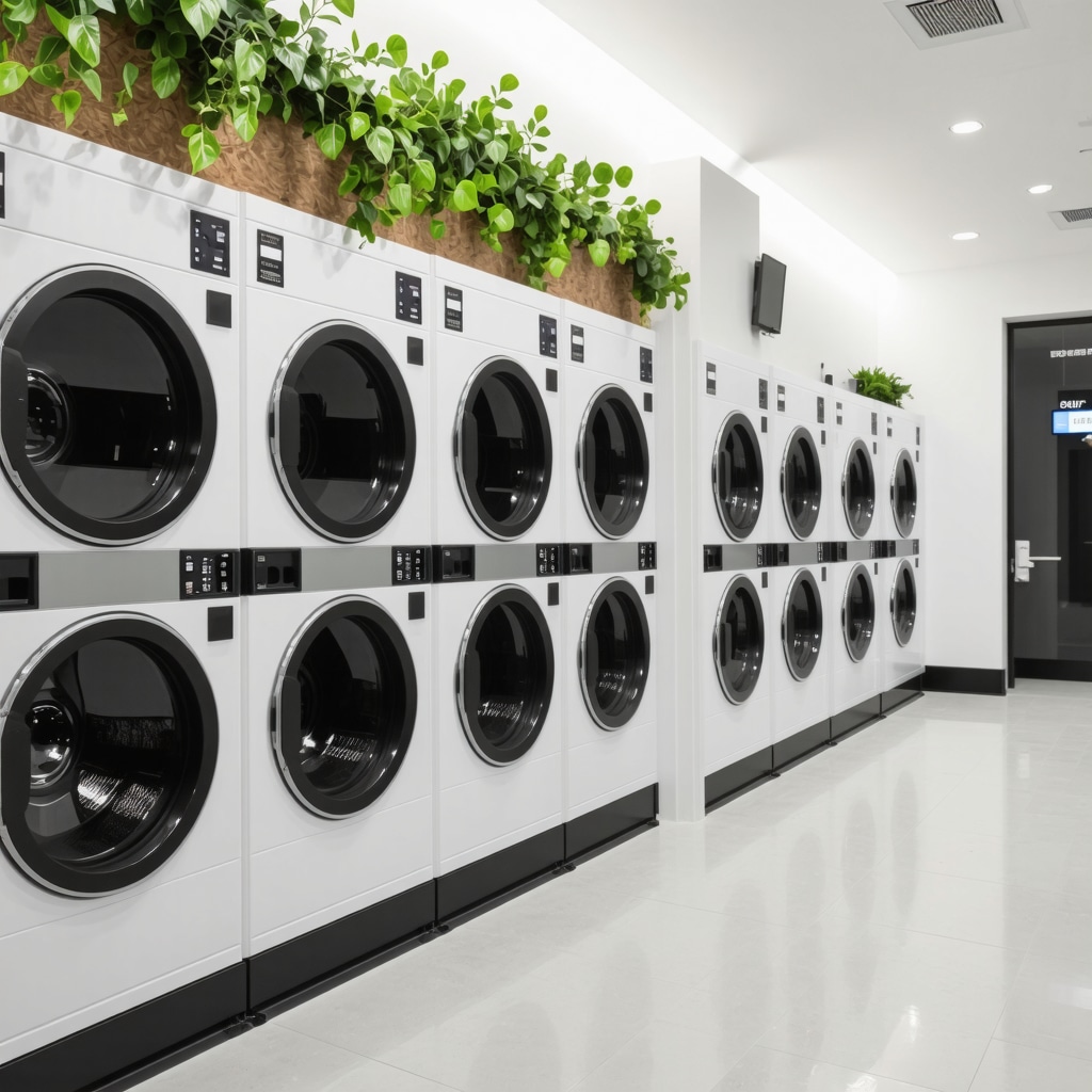 Eco-friendly dry cleaning facility with solvent recycling and smart technology in Lutz