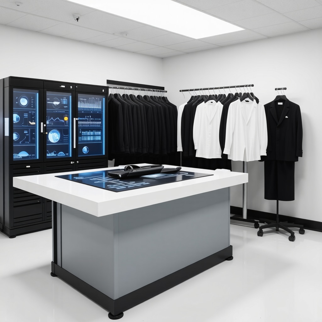 Modern dry cleaning facility in Tampa using nanotech and digital tracking for eco-friendly fabric care