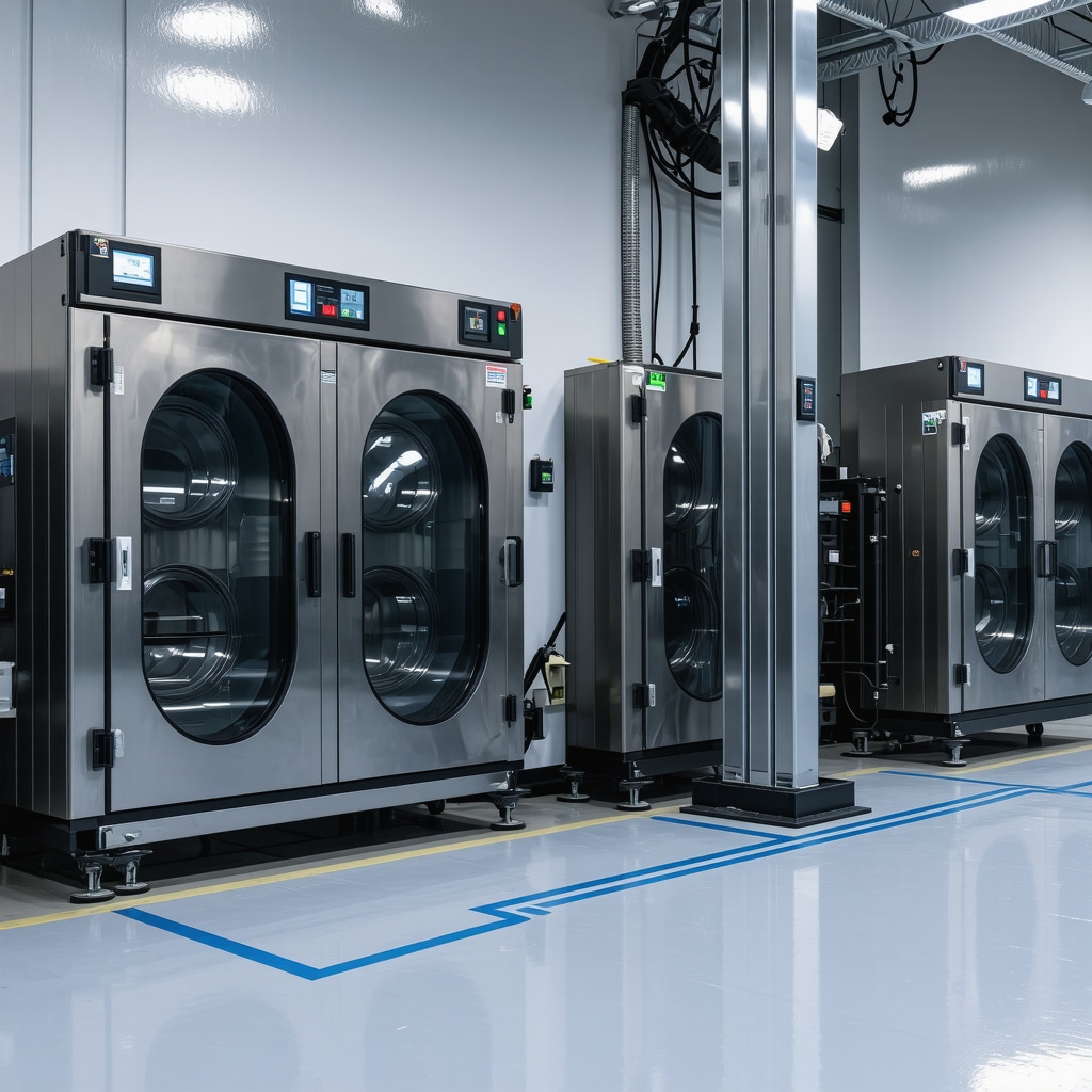 Ultrasonic and ozone cleaning systems used for eco-friendly curtain fabric preservation