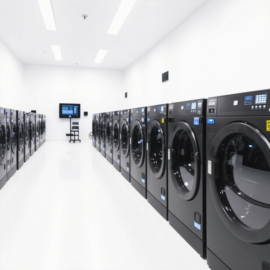 High-tech dry cleaning equipment with molecular cleaning and sensor monitoring in Lutz