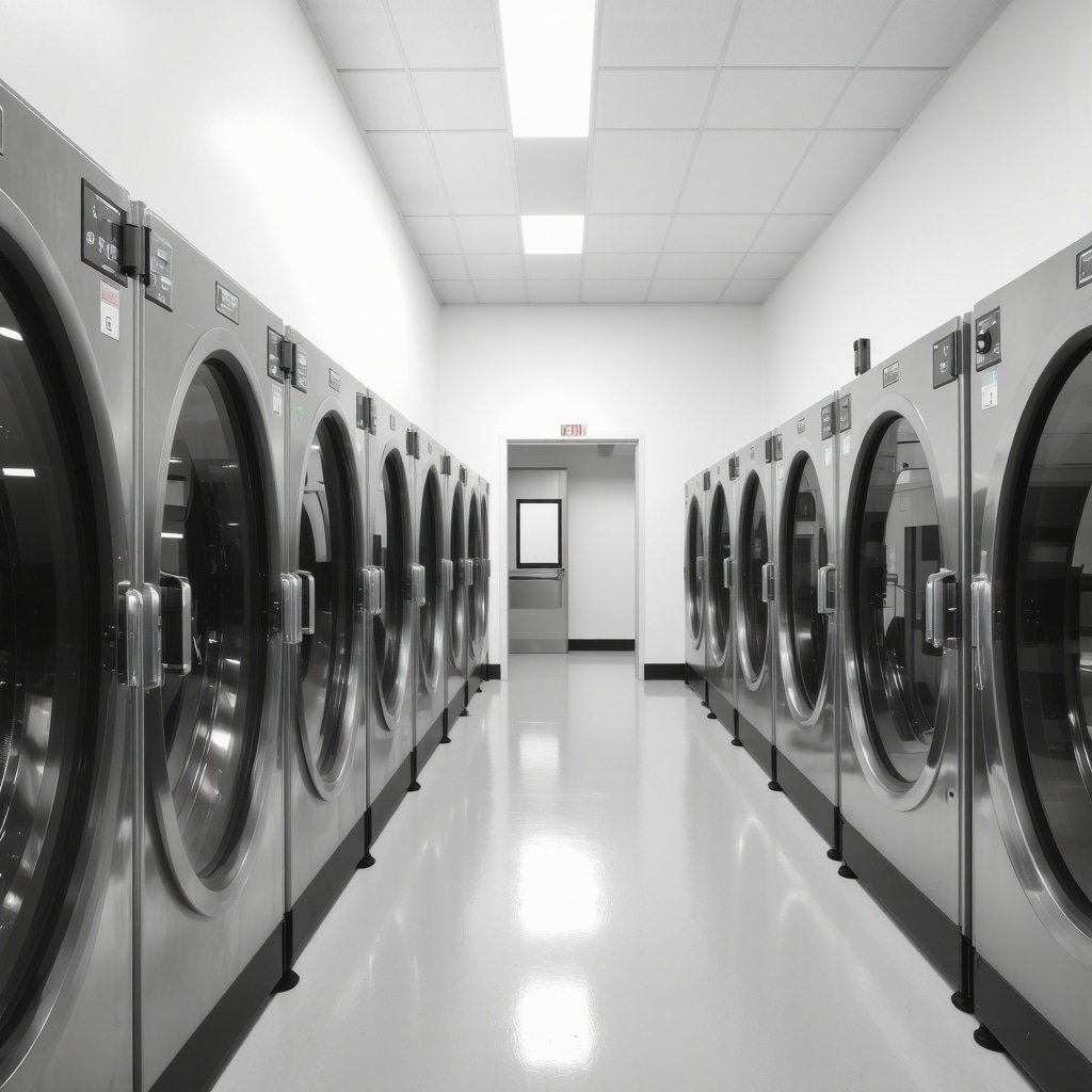 Ultrasonic cleaning machines and nanotechnology fabric treatment equipment in a sustainable dry cleaning facility in South Tampa