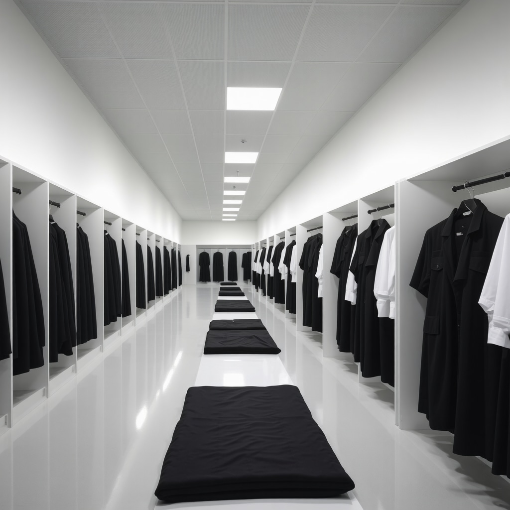 Professional uniform care facility using enzyme treatments and smart fabric sensors