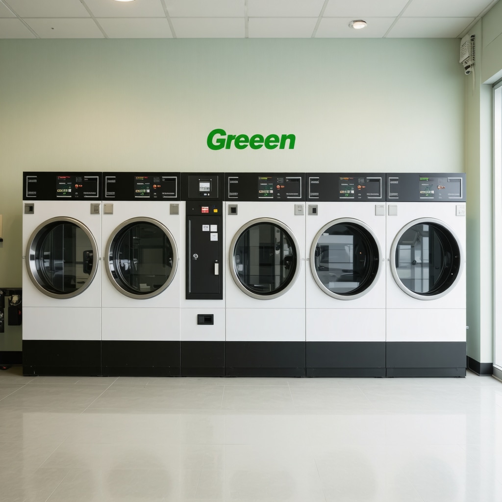 A Tampa dry cleaner with green technology and eco-friendly branding.