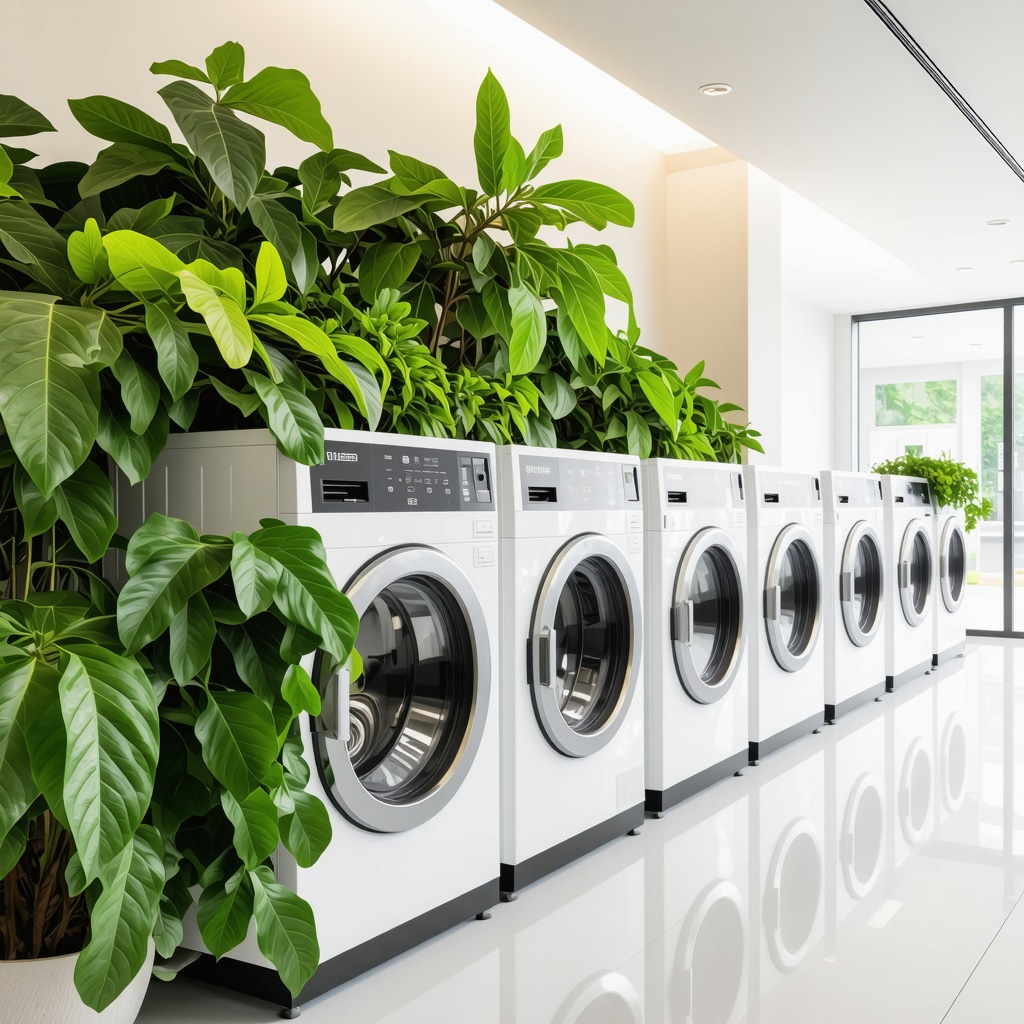 Modern Tampa dry cleaner using eco-friendly technology