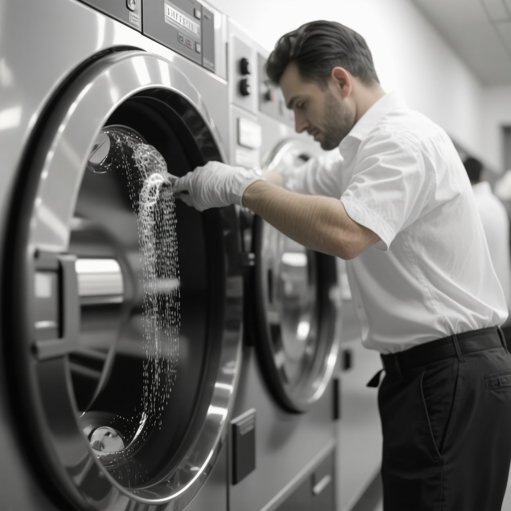 Technicians using green solvents for delicate fabric cleaning in Tampa