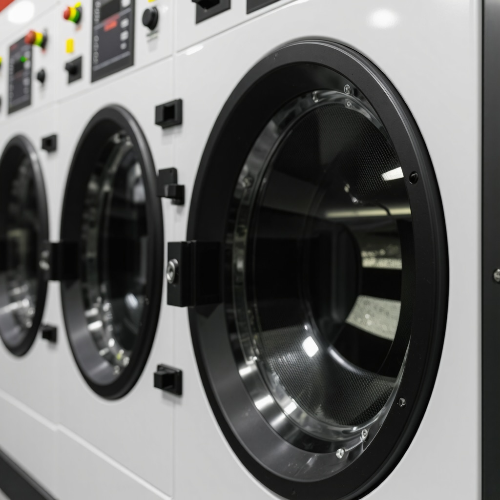 Eco-conscious dry cleaning process utilizing environmentally safe solvents.