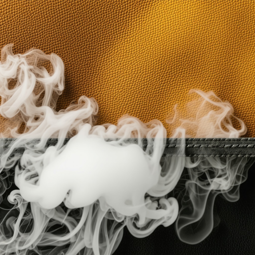 Eco-friendly leather and suede cleaning process with steam and enzymes in Tampa