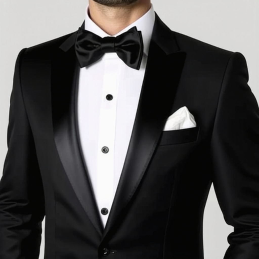 Professional cleaning of a silk tuxedo by Tampa dry cleaners