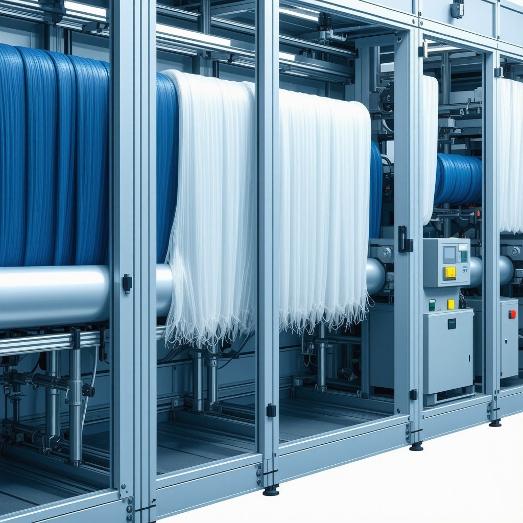 Modern fabric cleaning machinery using eco-friendly solutions in a professional setting