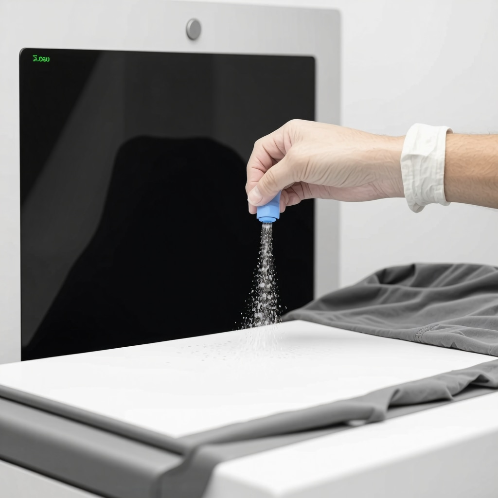 Close-up of ultrasound-assisted and ozone-based fabric cleaning equipment used in modern dry cleaning