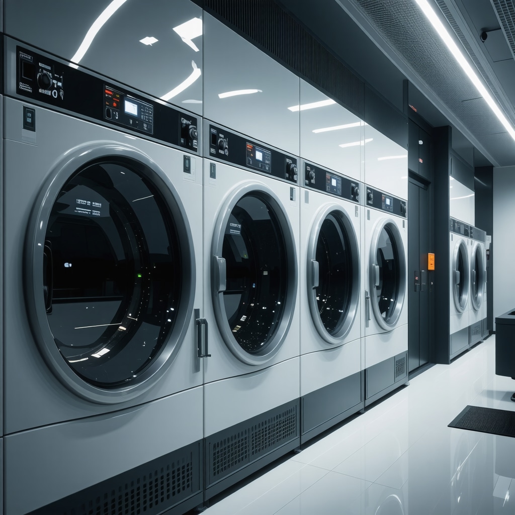 Modern dry cleaning machine with nanotechnology and eco-friendly solvents in Tampa