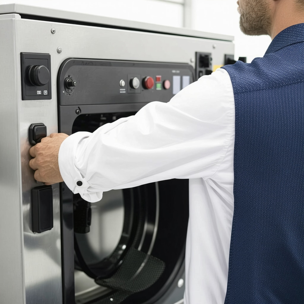 Ultrasonic cleaning machine used in Tampa's eco-conscious garment care