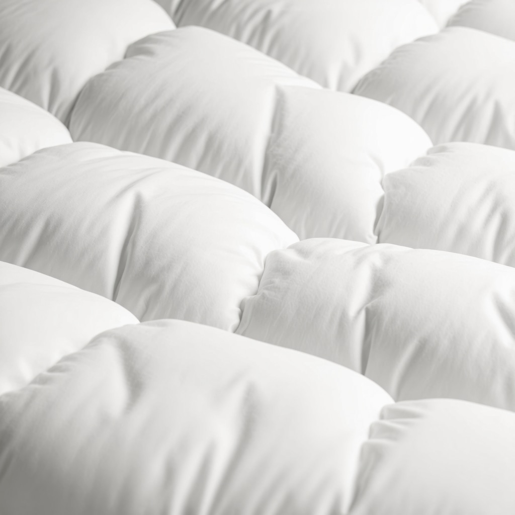 Image showing advanced cleaning and fluffing of a down comforter at a Lutz dry cleaning service