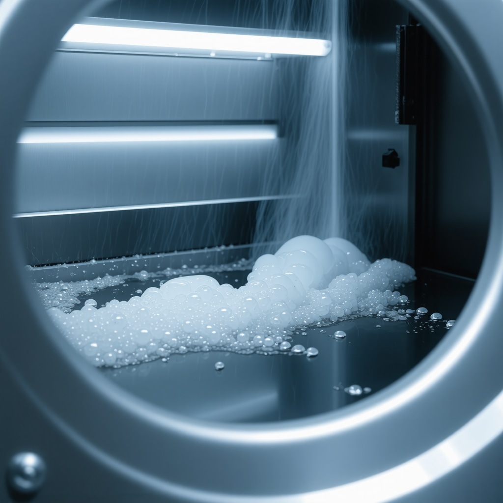 High-tech ultrasonic cleaning machine used in eco-friendly dry cleaning