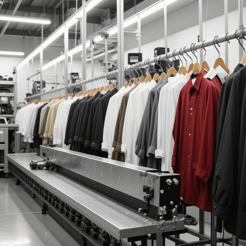 Professional dry cleaners using ultrasonic cleaning machine for delicate fabrics