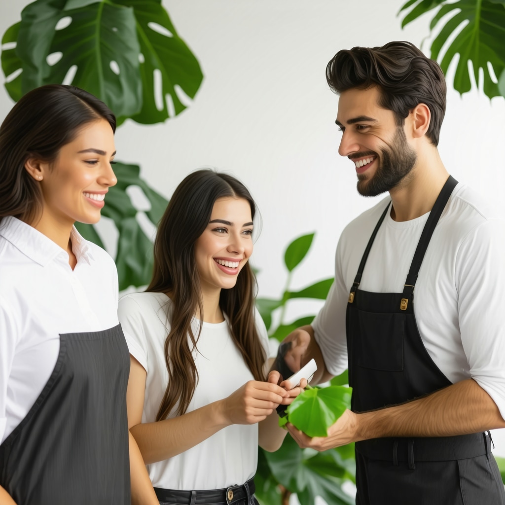 A Tampa dry cleaner using eco-friendly technology with happy customers