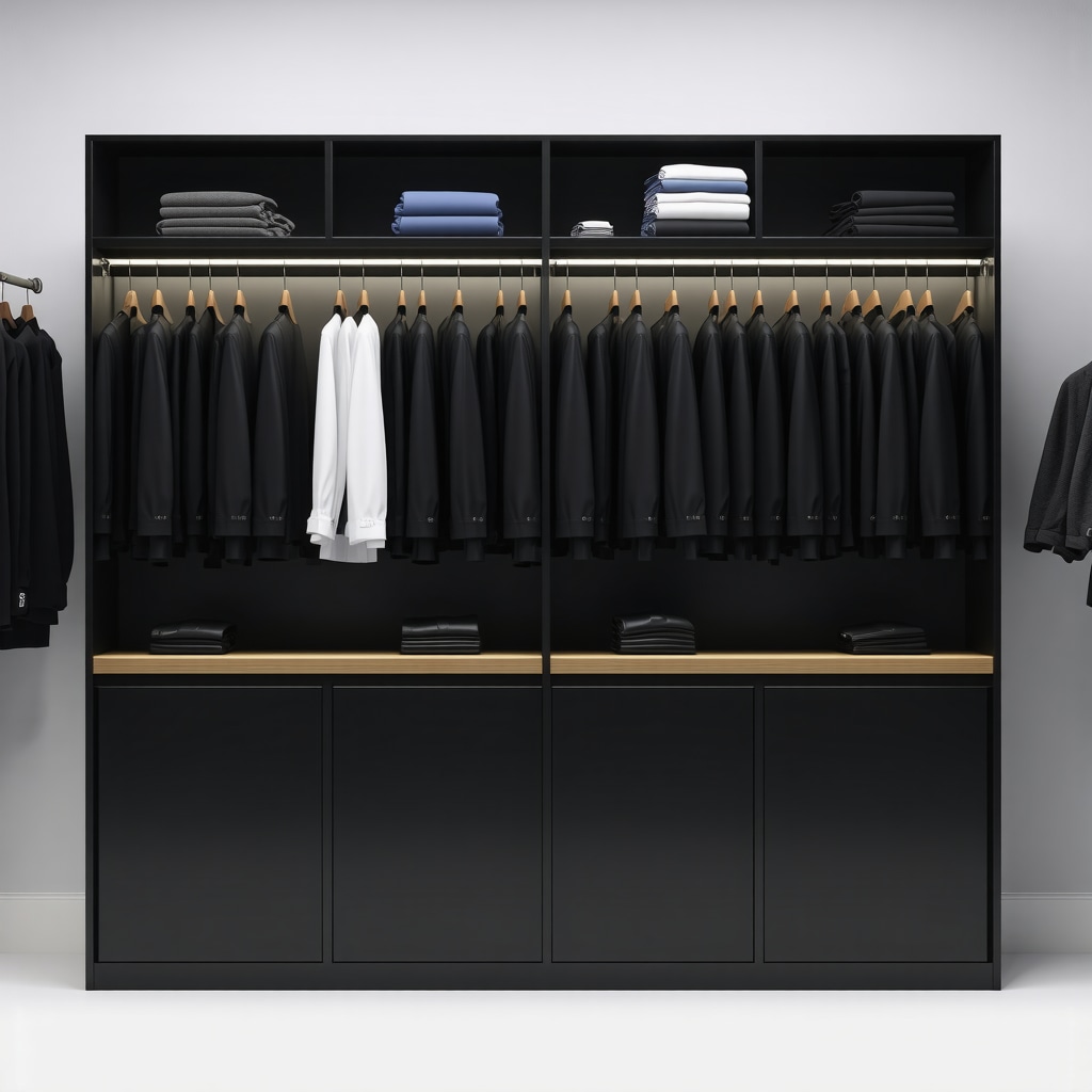 Dry cleaner with tailored clothes and eco-friendly cleaning equipment