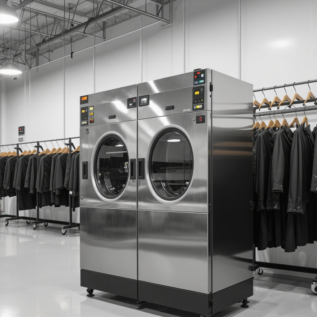 Modern dry cleaning equipment using ultrasonic cleaning and eco-friendly solvents in Tampa