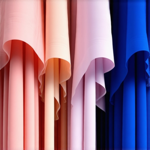 Silk garments in a dry cleaner's shop being professionally cleaned and preserved