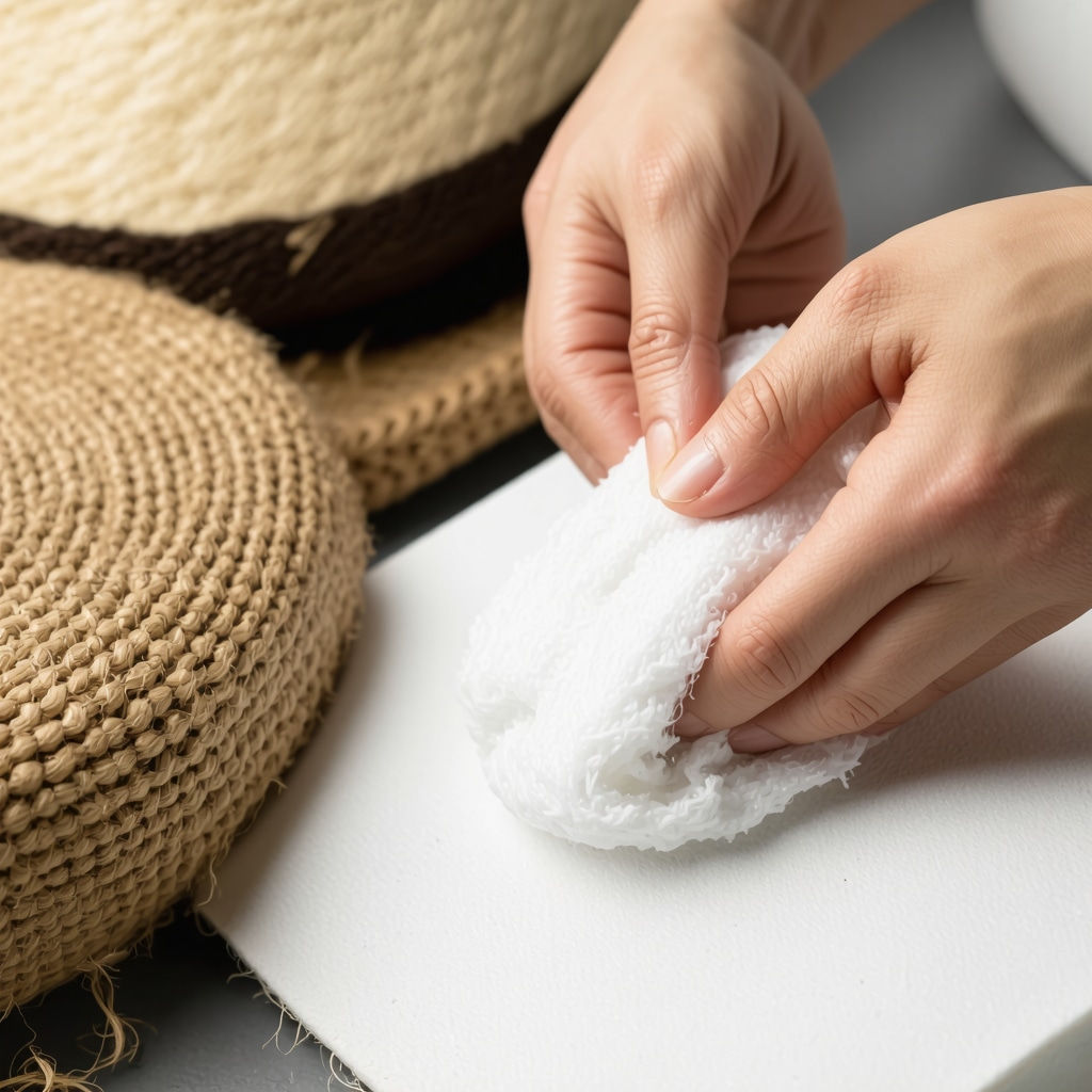 Eco-conscious dry cleaning process with biodegradable solvents on natural fabrics.