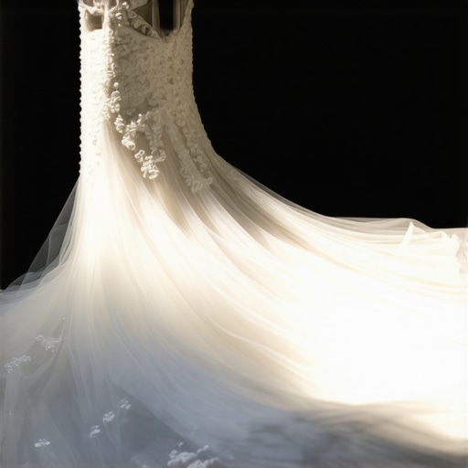 Beautifully preserved wedding dress in storage, showcasing professional preservation techniques
