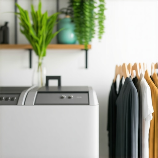 A Tampa dry cleaner demonstrating eco-friendly garment cleaning techniques.