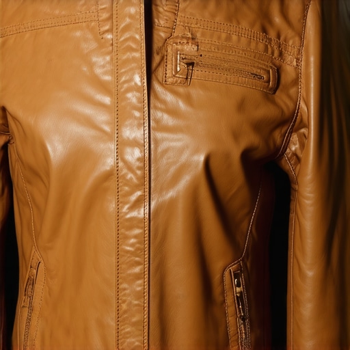 Leather jacket being professionally cleaned with eco-friendly techniques in Tampa